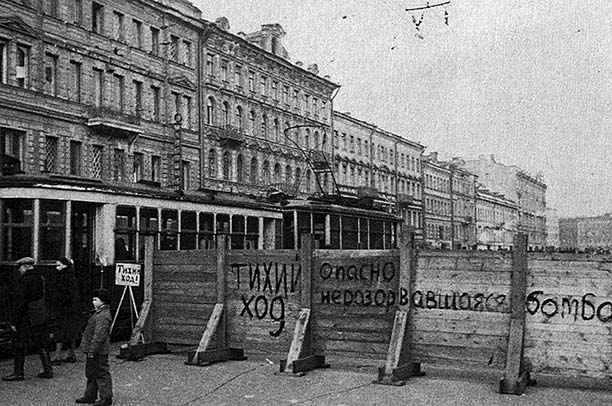 In the siege of Leningrad