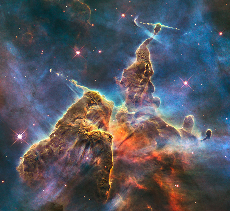 Hubble captures view of “Mystic Mountain”