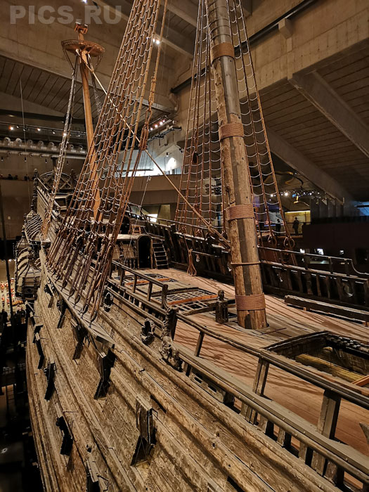 Корабль-музей "Васа" в Стокгольме, Швеция.